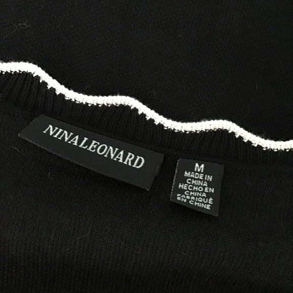 Nina Leonard bell sleeve knit‎ sweater dress - Picture 9 of 10